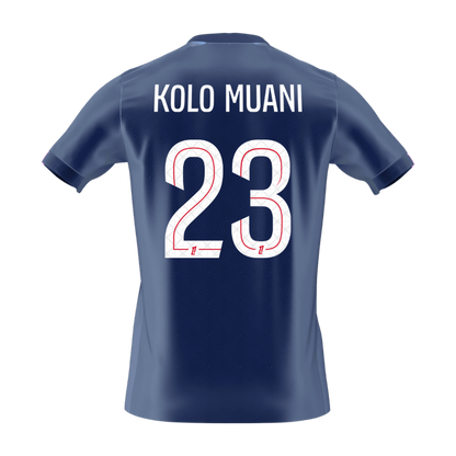 KOLO MUANI #23 PSG
 Otthon Futball Mez 2025/26 Sötétkék