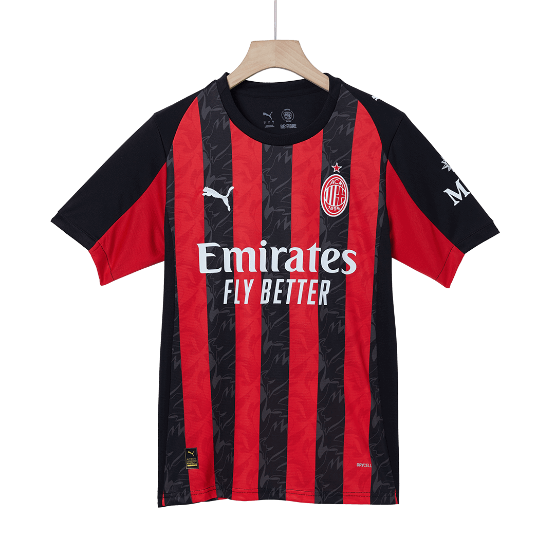 PULISIC #11 AC Milan Otthoni Soccer Mez 2025/26 Piros&Fekete