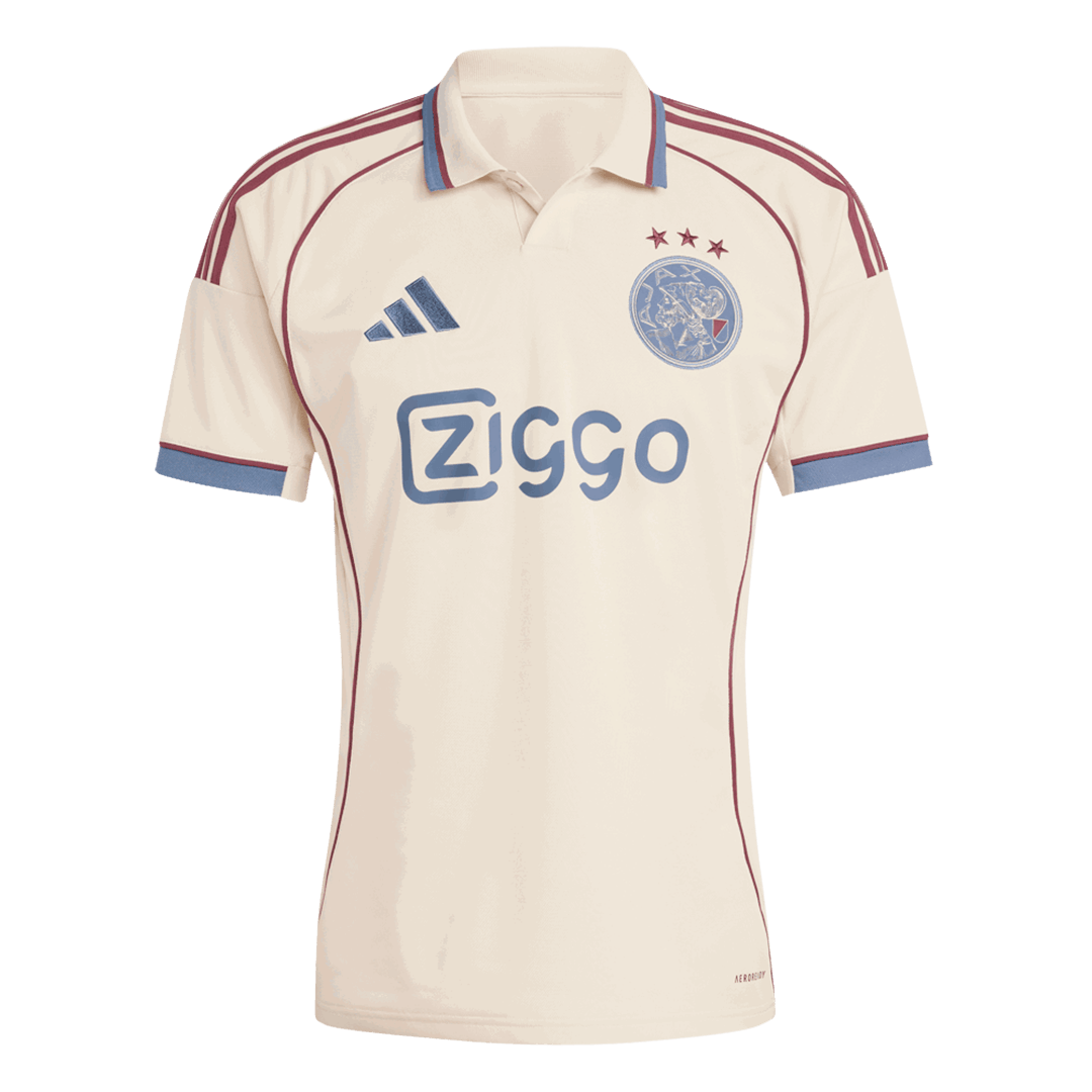Ajax 
 Idegen Harmadik 
 Futball Mez 
2025/26 
 Fehér
