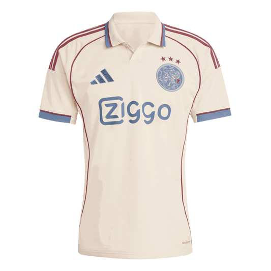 Ajax 
 Idegen Harmadik 
 Futball Mez 
2025/26 
 Fehér