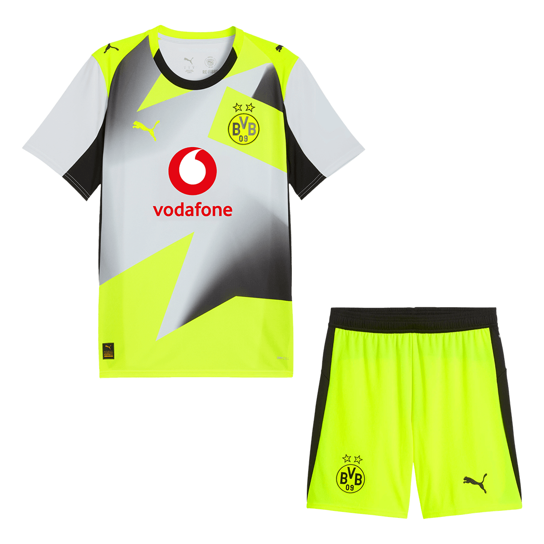Borussia Dortmund Idegenbeli Mez Szett (Mez+Nadrág) 2025/26 Szürke
