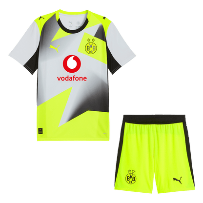 Borussia Dortmund Idegenbeli Mez Szett (Mez+Nadrág) 2025/26 Szürke