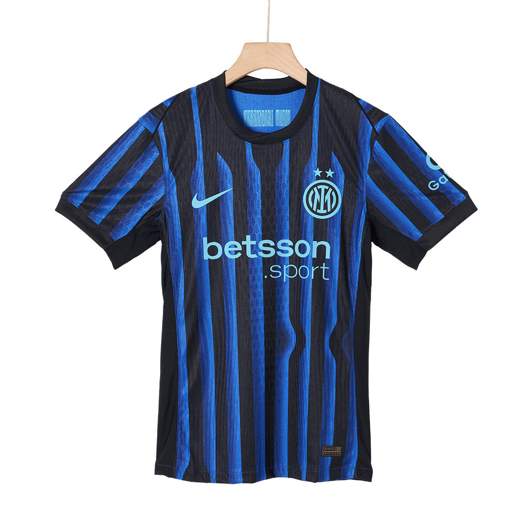 LAUTARO #10 Hiteles Inter Milan Otthon Soccer Mez 2025/26 Kék&Fekete