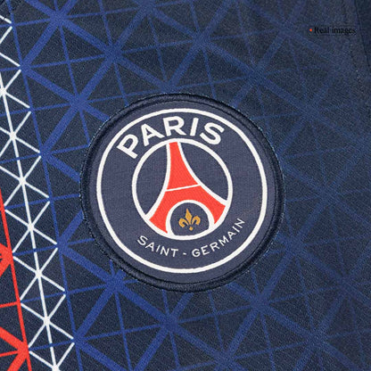 【Szuper Jó Minőségű】B.BARCOLA #29 PSG Otthon Soccer Mez 2025/26 Haditengerészet