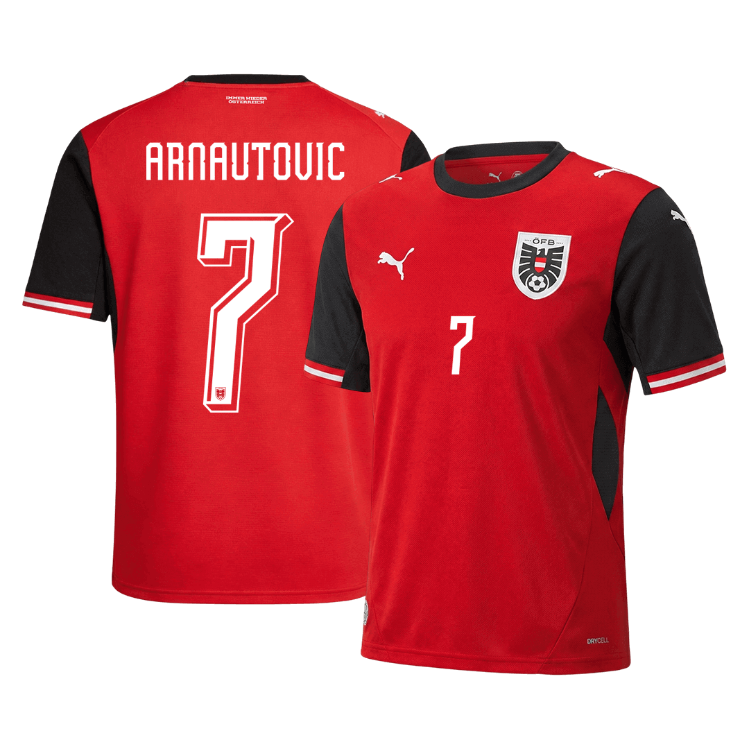ARNAUTOVIC #7 Austria Hazai Mez Világbajnoki 2026 Piros