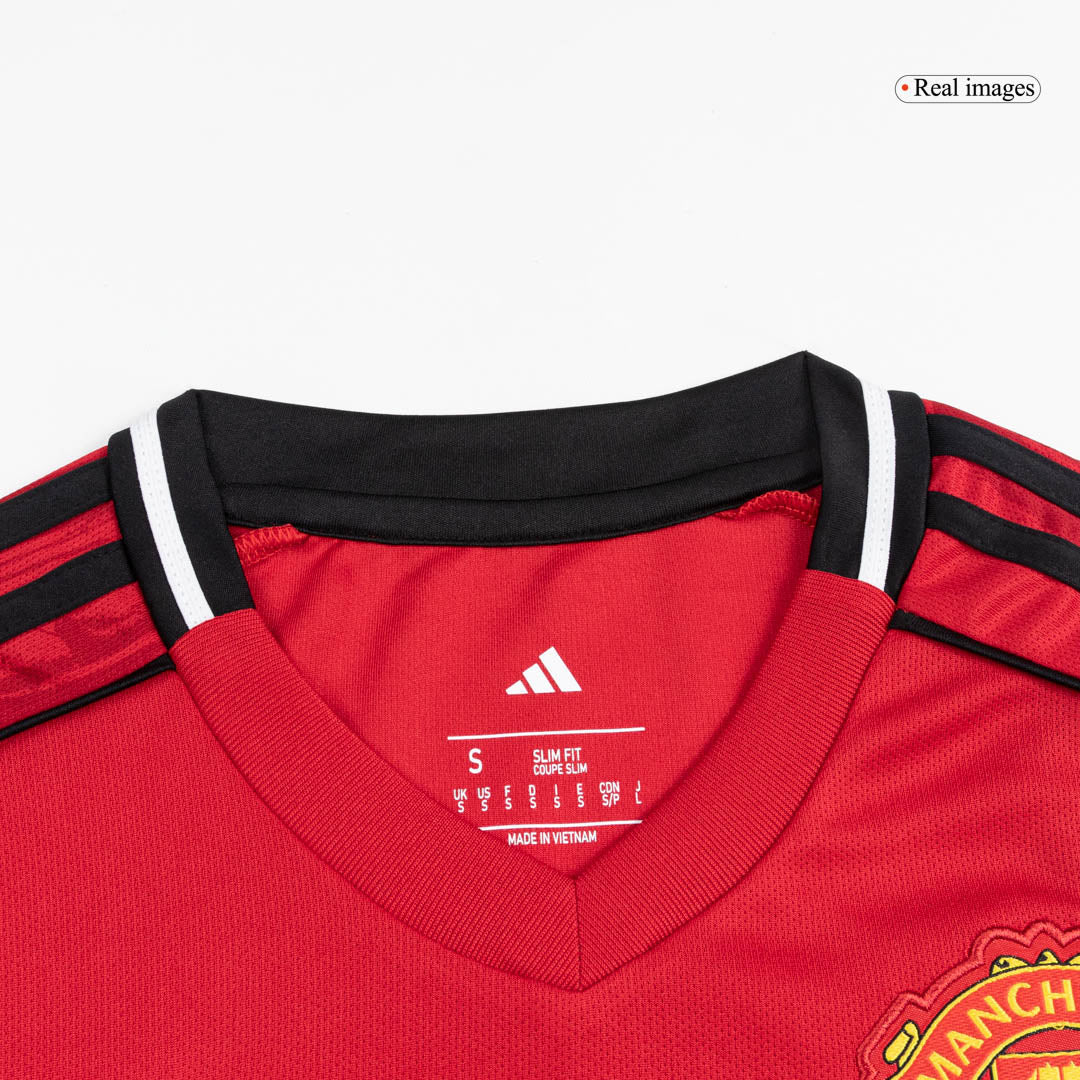 Manchester United Otthon Mez Szett (Mez + Nadrág) 2025/26-Piros