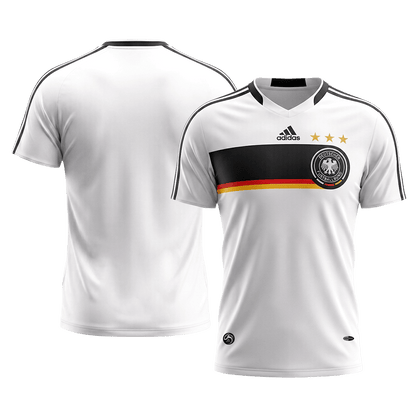 Germany Hazai Retro Futball Mez 2008 Fehér