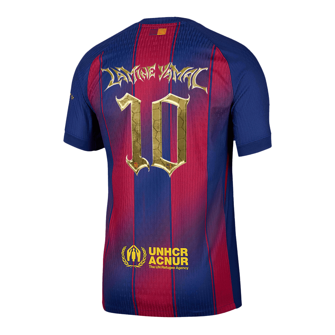 【Kopa Trophy Edition】LAMINE YAMAL #10 Barcelona Játékos Otthon Mez 2025/26 Piros & Kék