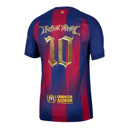 【Kopa Trophy Edition】LAMINE YAMAL #10 Barcelona Játékos Otthon Mez 2025/26 Piros & Kék