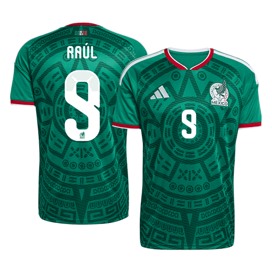 Raúl #9 Mexico Hazai Mez 2026 Zöld