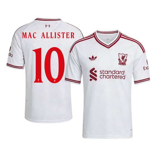 MAC ALLISTER #10 Liverpool Idegenbeli Mez 2026/27 Fehér