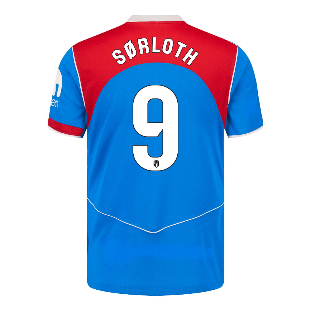 SØRLOTH #9 Atletico Madrid Harmadik Mez 2025/26 Kék