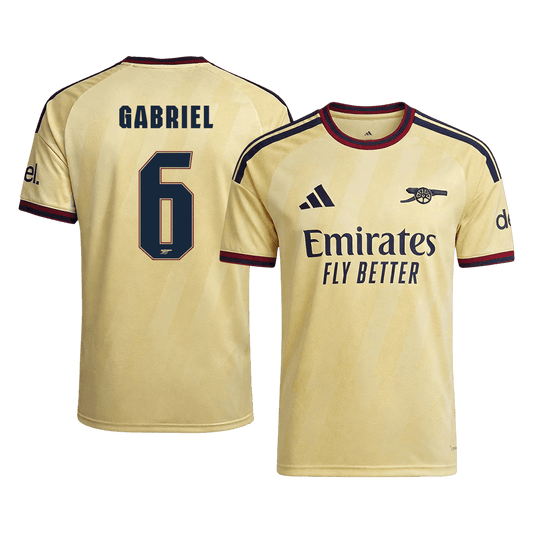 GABRIEL #6 Arsenal Játékos Verzió Harmadik Mez 2026/27 Sárga - UCL