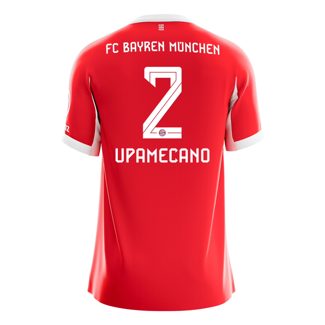 UPAMECANO #2 Bayern Munich
 Otthon Futball Mez 2025/26 Piros
