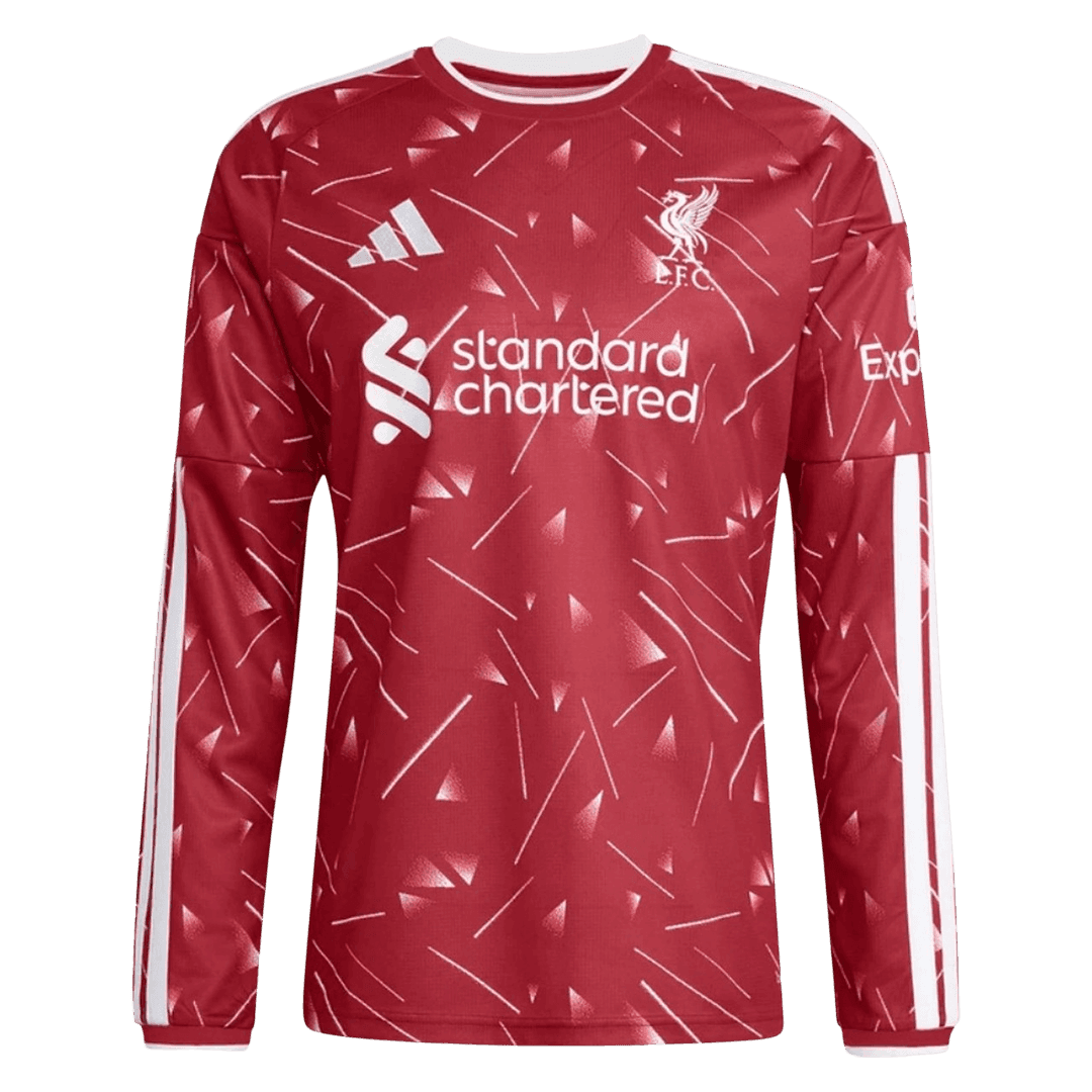 Liverpool Hazai Hosszú Ujjú Mez 2026/27 Piros