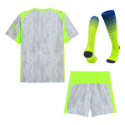 Manchester City Idegenbeli Harmadik Mez Szett (Mez+Nadrág+Zokni) 2025/26 Szürke