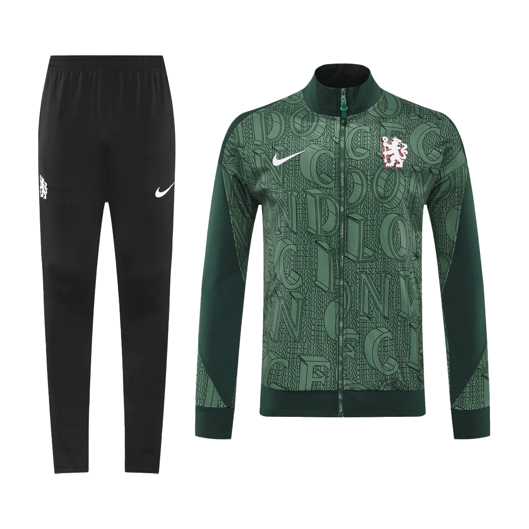 Chelsea Edzés Kabát Szett (Dzseki+Nadrág) Dzseki 2025/26 Zöld