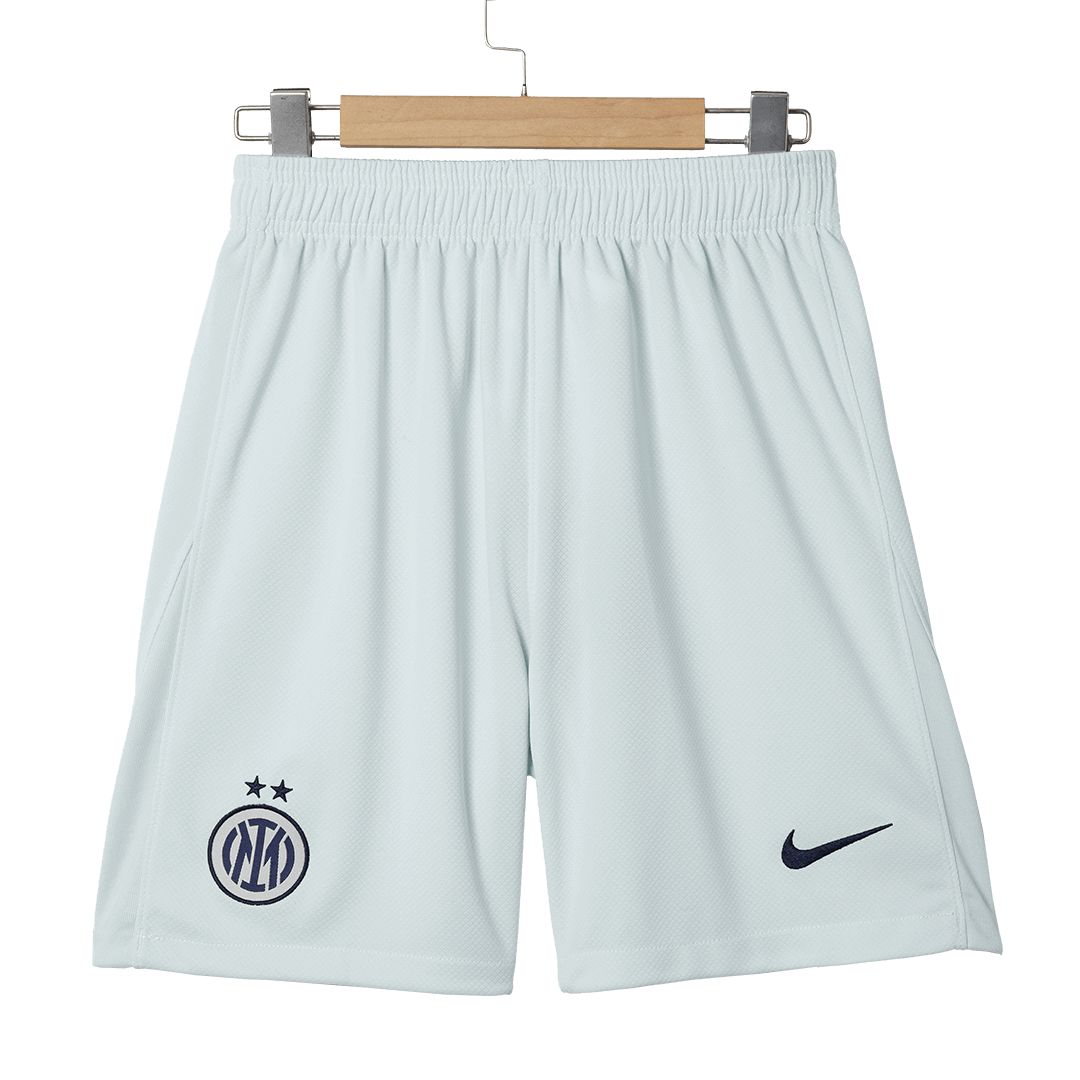 Inter Milan Idegenbeli Soccer Rövidnadrág 2025/26 Fehér