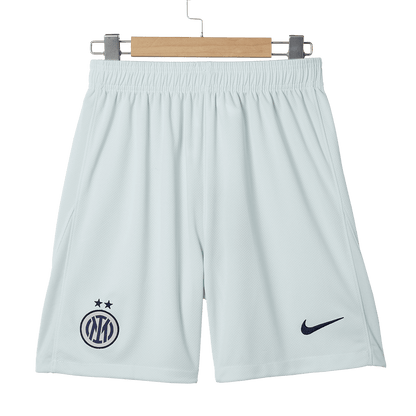 Inter Milan Idegenbeli Soccer Rövidnadrág 2025/26 Fehér