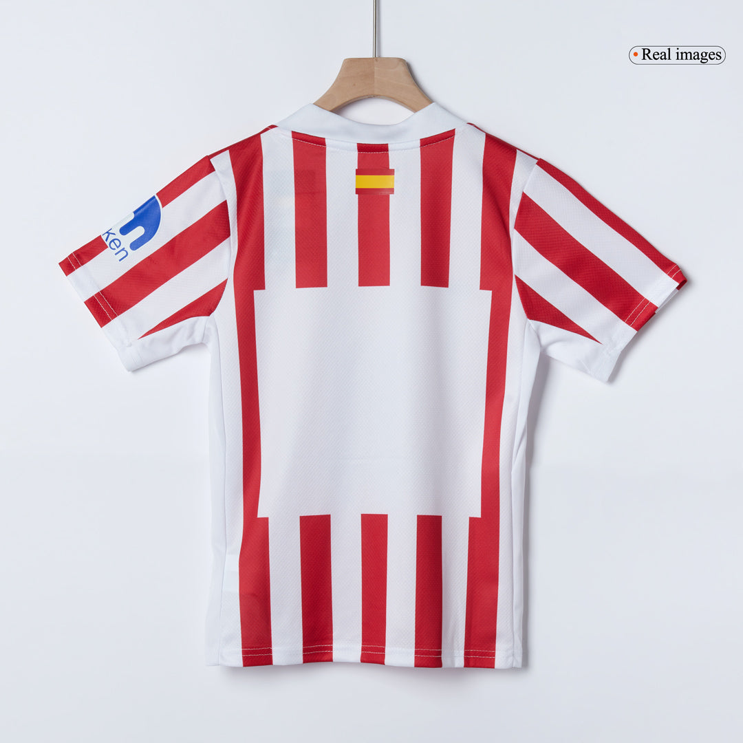 Gyerek Atletico Madrid 
Otthoni 
Mez 
Készlet (Mez + Nadrág + Zokni) 
2025/26