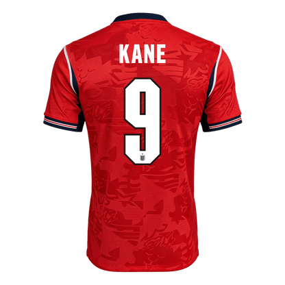 KANE #9 England Játékos Verzió Idegenbeli Mez Világbajnoki 2026 Piros