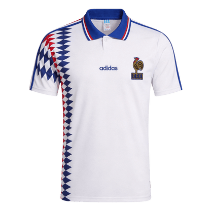 France Idegenbeli Retro Futball Mez 1994 Fehér