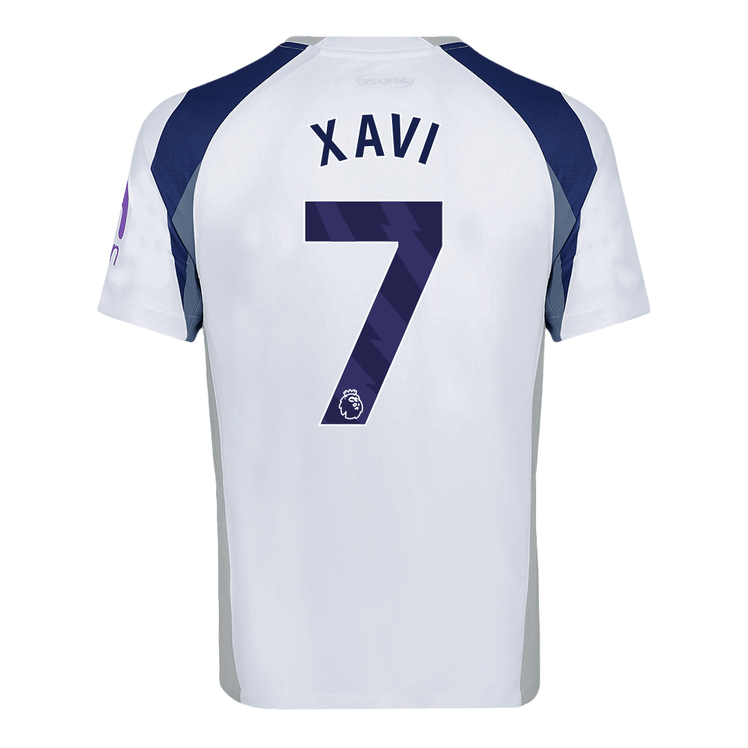 XAVI #7 Tottenham Hotspur 
Otthon 
 Futball Mez 
2025/26 
 Fehér
