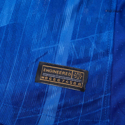 WORLD CHAMPIONS #25 Hiteles Chelsea Otthon Soccer Mez 2025/26 Kék - with chest badge
