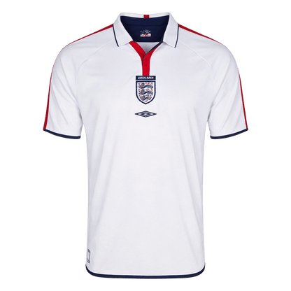 England Hazai Retro Futball Mez 2004 Fehér