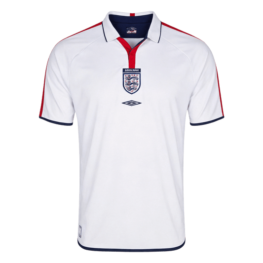 England Hazai Retro Futball Mez 2004 Fehér