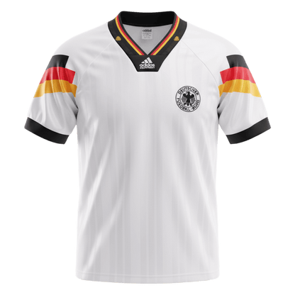 Germany Hazai Retro Futball Mez 1992 Fehér 2025/26