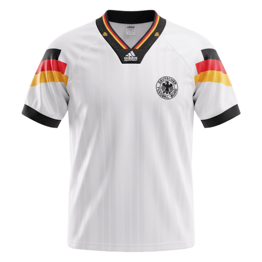 Germany Hazai Retro Futball Mez 1992 Fehér 2025/26