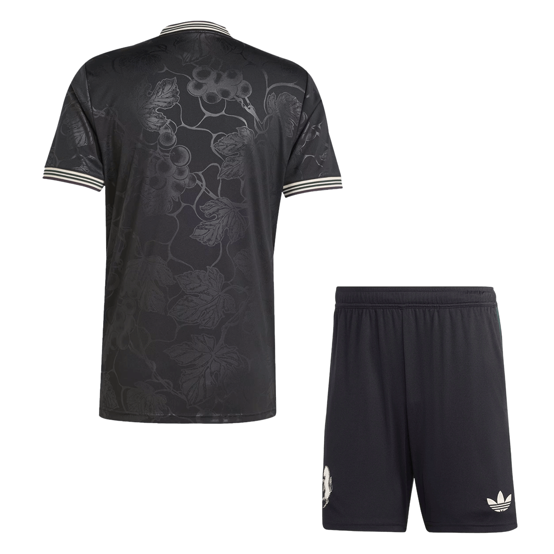 Juventus Idegenbeli Harmadik Mez Szett (Mez+Nadrág) 2025/26 Fekete