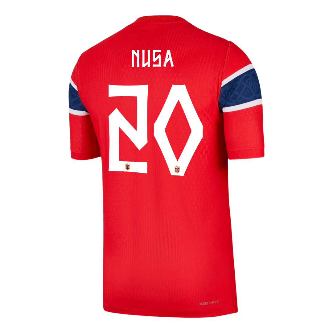 NUSA #20 Norway Játékos Verzió Hazai Világbajnoki Mez 2026 Piros