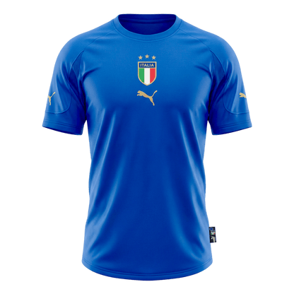 Italy Hazai Retro Futball Mez 2004 Kék 2025/26