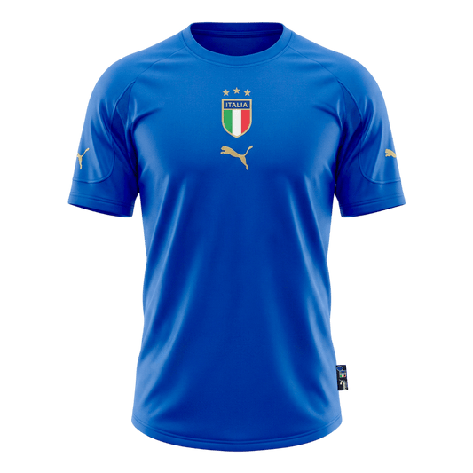 Italy Hazai Retro Futball Mez 2004 Kék 2025/26