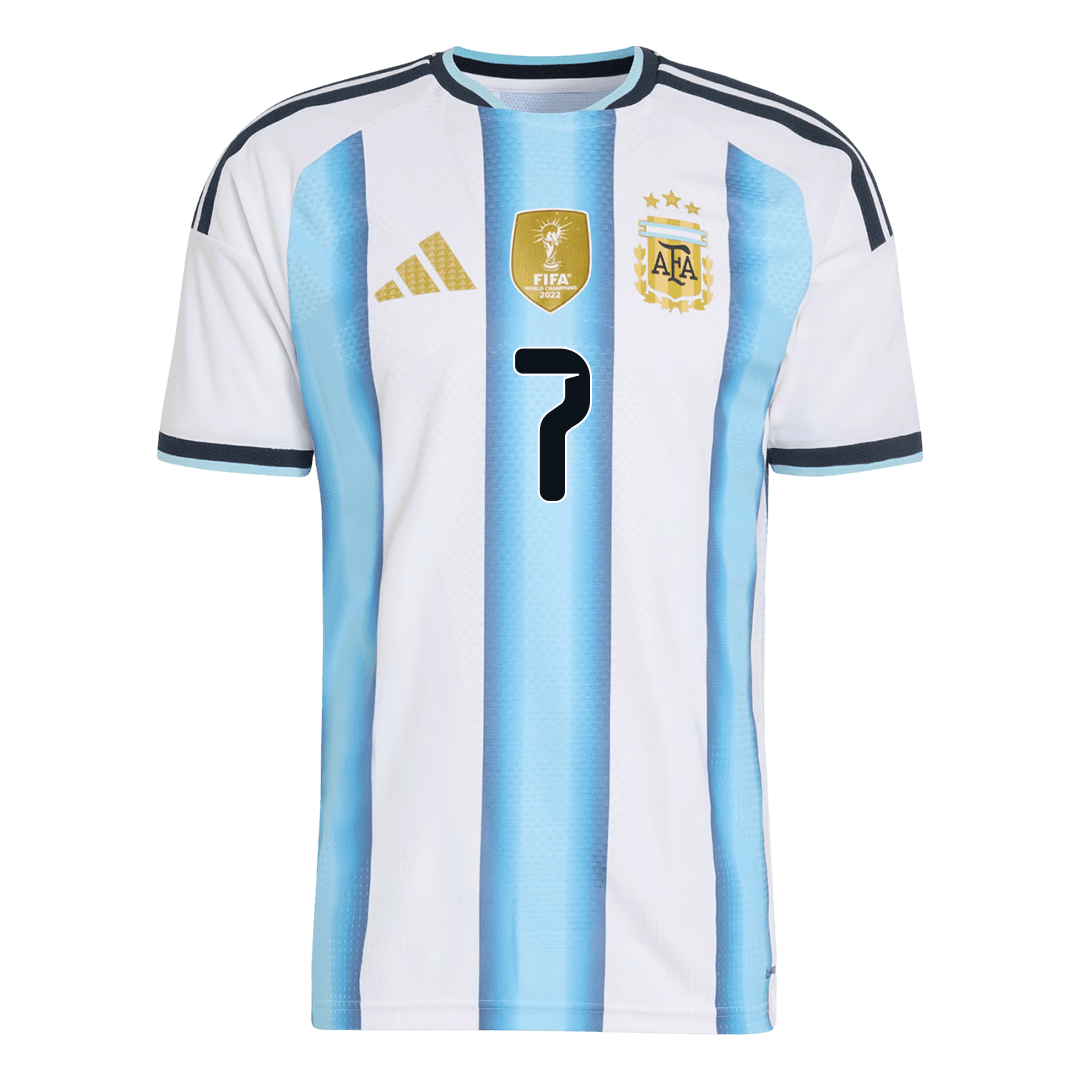DE PAUL #7 Argentina Játékos Verzió Hazai Mez Világbajnoki 2026
