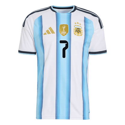 DE PAUL #7 Argentina Játékos Verzió Hazai Mez Világbajnoki 2026