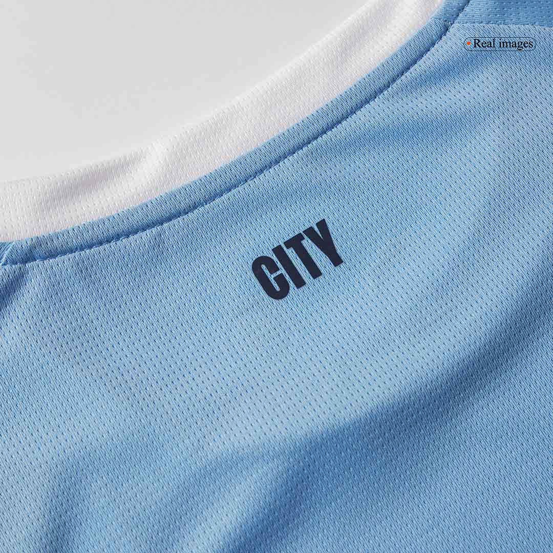 Manchester City Otthon Soccer Mez Készlet(Mez+Rövidnadrág) 2025/26 Kék