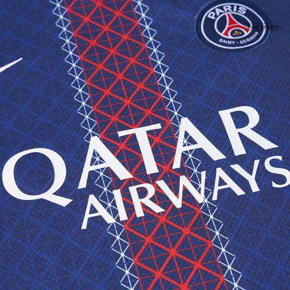 Gyerekek PSG Otthon Soccer Mez Készlet(Mez+Rövidnadrág) 2025/26 Haditengerészet