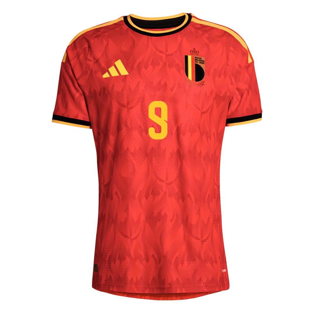 LUKAKU #9 Belgium Játékos Verzió Hazai Mez Világbajnoki 2026 Piros