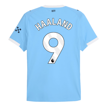 HAALAND #9 Manchester City Játékos Otthon Mez 2025/26 Kék