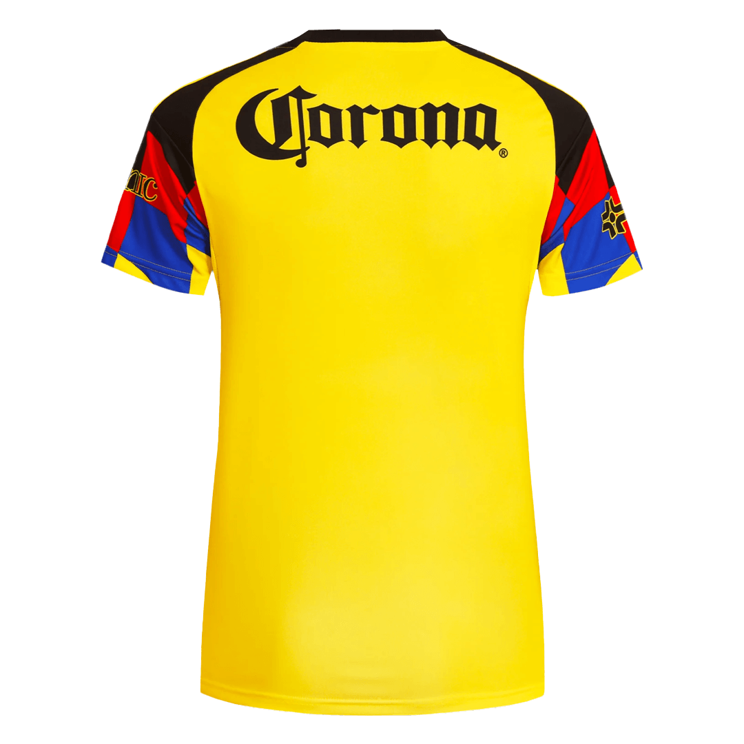 Női Club America Mez 2025/26 Sárga