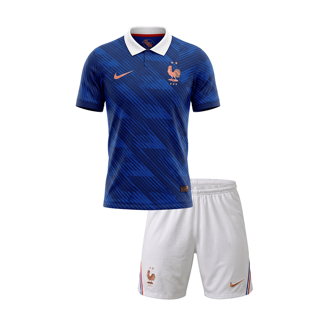 France Gyerek Hazai Világbajnoki Mez Készlet(Mez+Nadrág) 2026