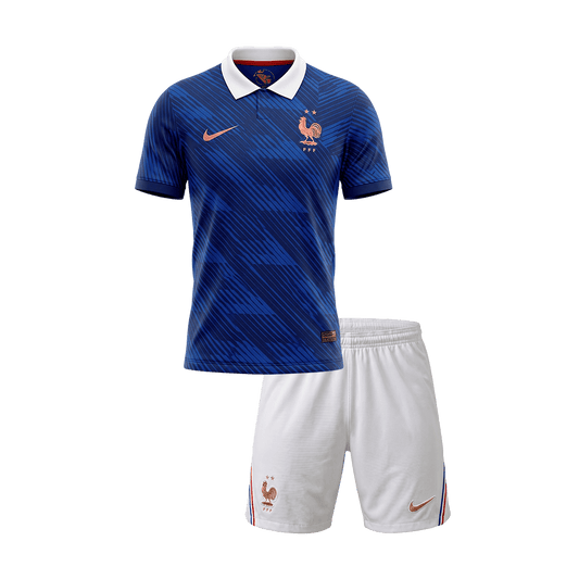 France Gyerek Hazai Világbajnoki Mez Készlet(Mez+Nadrág) 2026