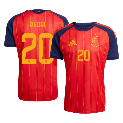 PEDRI #20 Spain Hazai Futball Világbajnoki 2026 Piros
