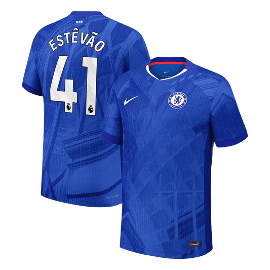 ESTÊVÃO #41 Chelsea Játékos Otthon Mez 2025/26 Kék