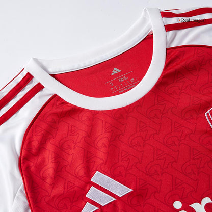 Arsenal Otthoni Hosszú Ujjú Soccer Mez 2025/26 Piros