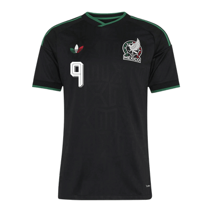 RAÚL #9 Mexico Játékos Verzió Harmadik Mez Világbajnoki 2026 Fekete