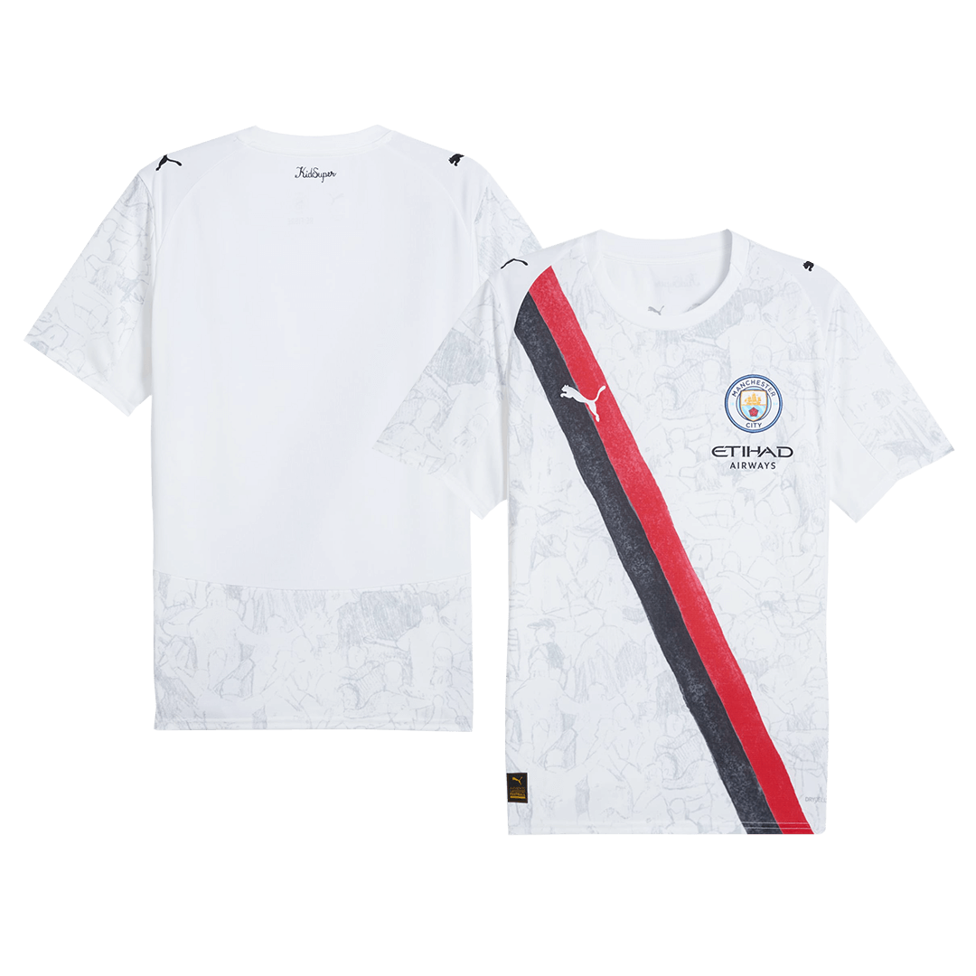 Manchester City Futball Mez 2025/26 Fehér